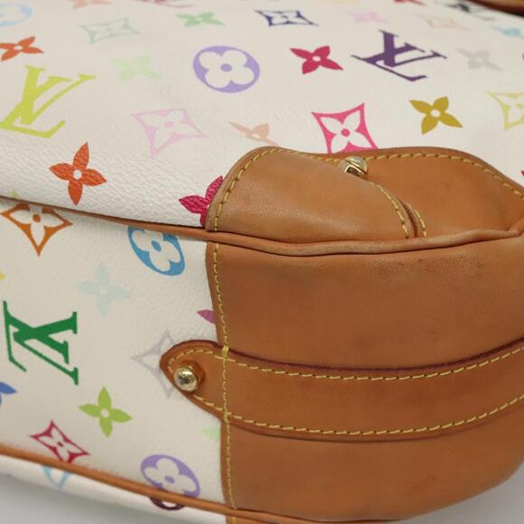 LOUIS VUITTON Monogram Multicolor Greta Hand Bag White M40195 - Picture 15 of 16